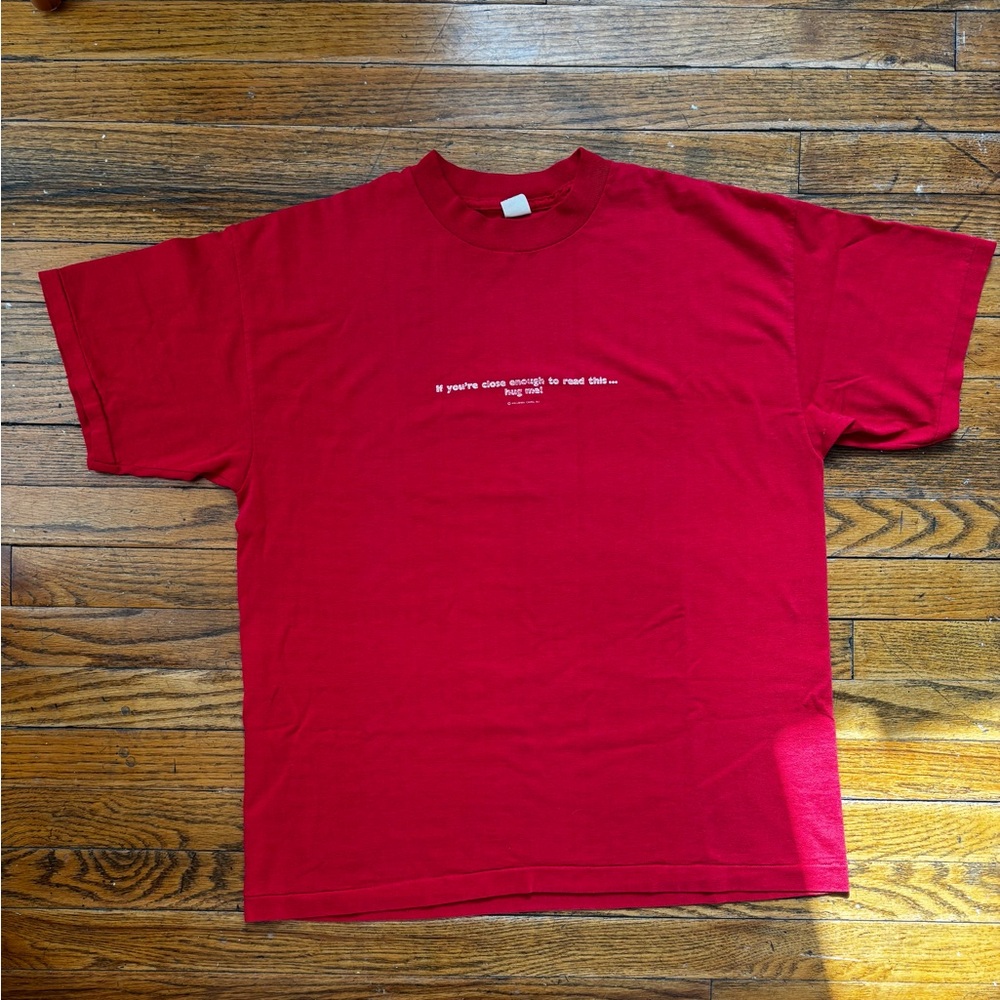 Vintage 90s Hallmark Hug Me T-Shirt